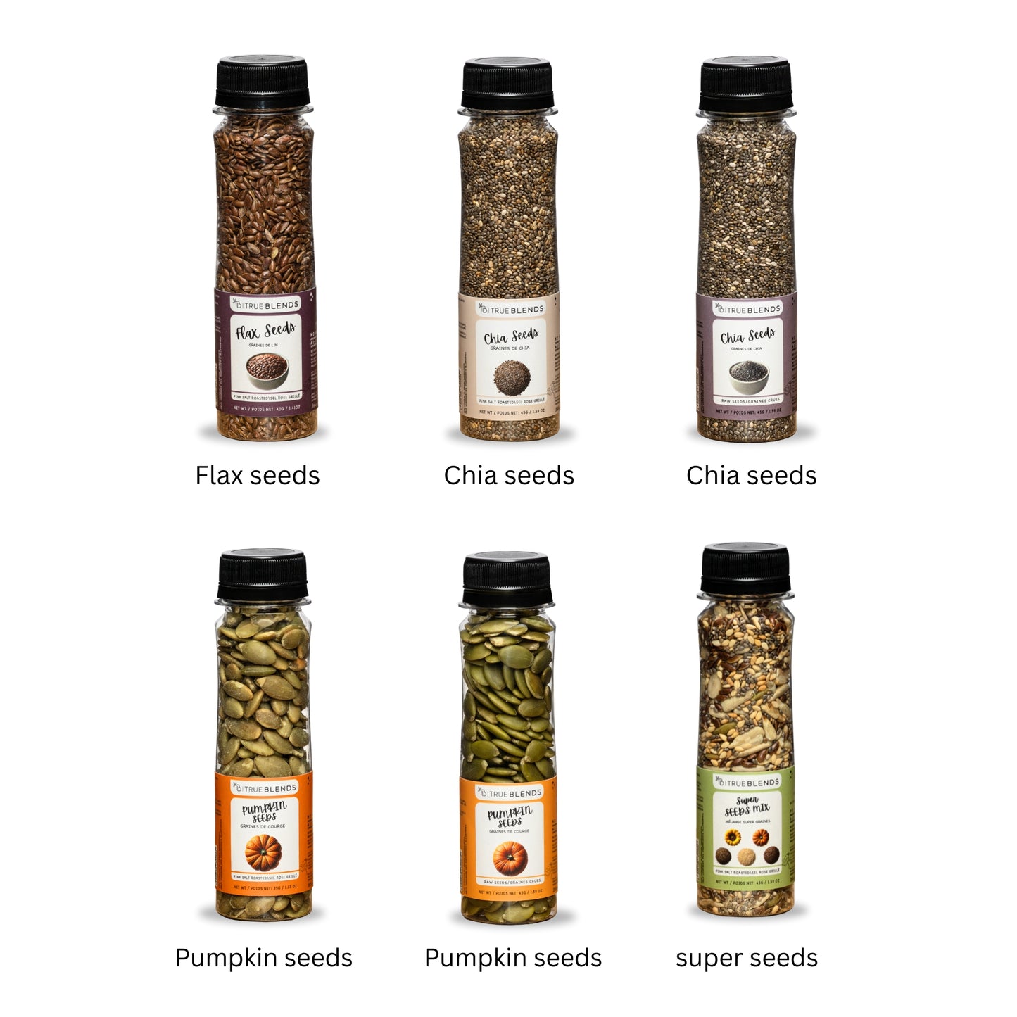 Raw and Roasted Seeds - Assorted (Pack of 12)